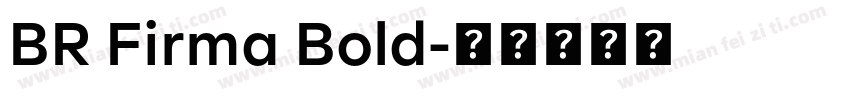 BR Firma Bold字体转换